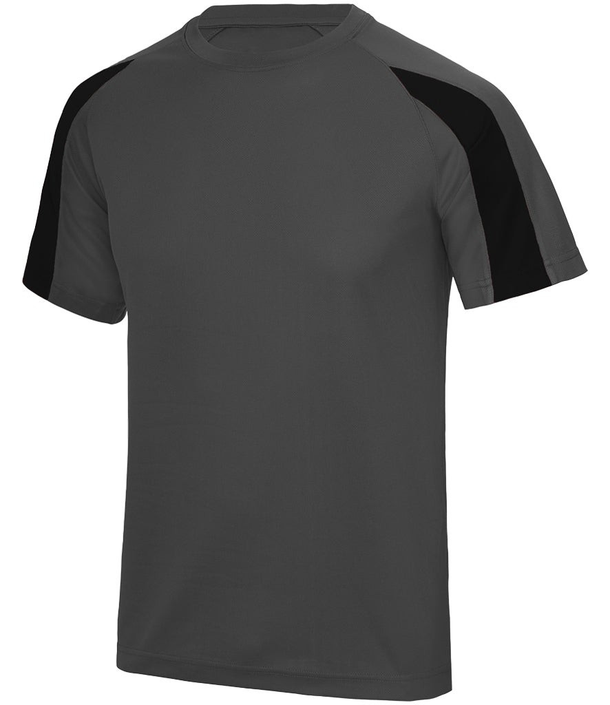 AWDis Cool Contrast Adults Football/Sports T-Shirt.