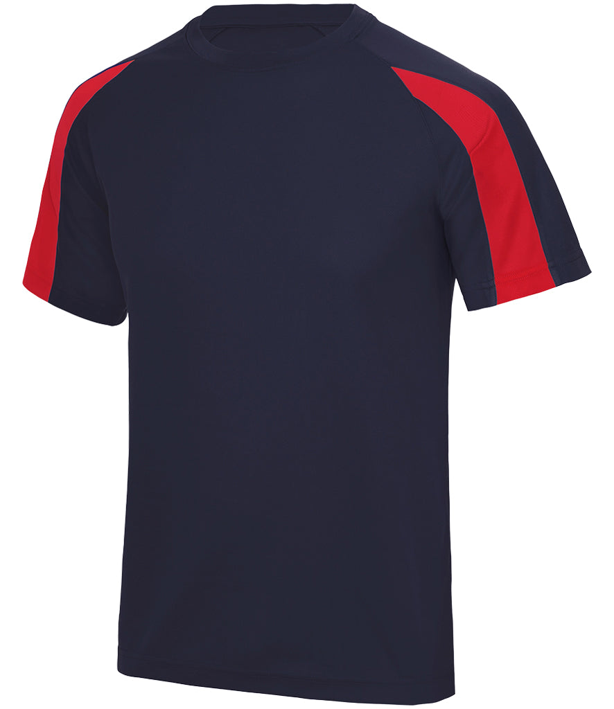 AWDis Cool Contrast Adults Football/Sports T-Shirt.