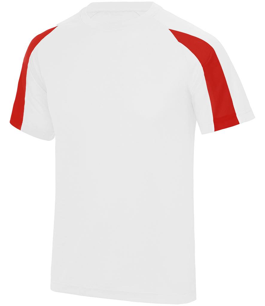 AWDis Cool Contrast Adults Football/Sports T-Shirt.