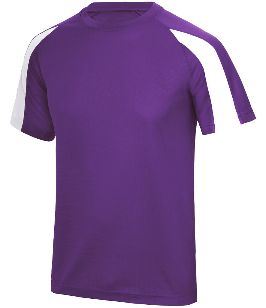 AWDis Cool Contrast Adults Football/Sports T-Shirt.