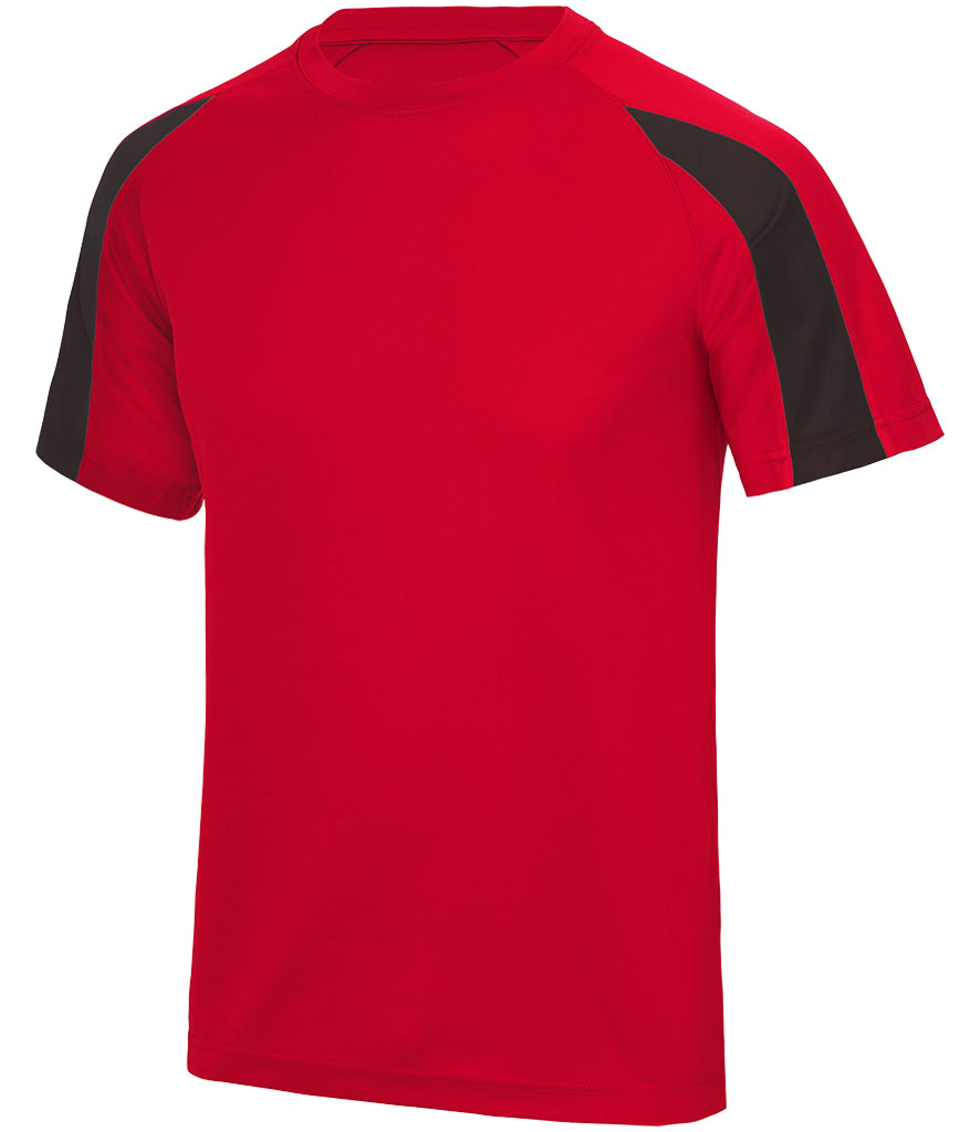 AWDis Cool Contrast Adults Football/Sports T-Shirt.