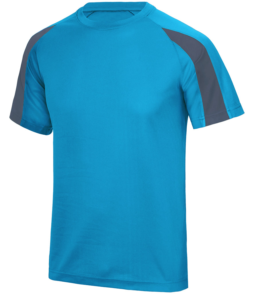 AWDis Cool Contrast Adults Football/Sports T-Shirt.