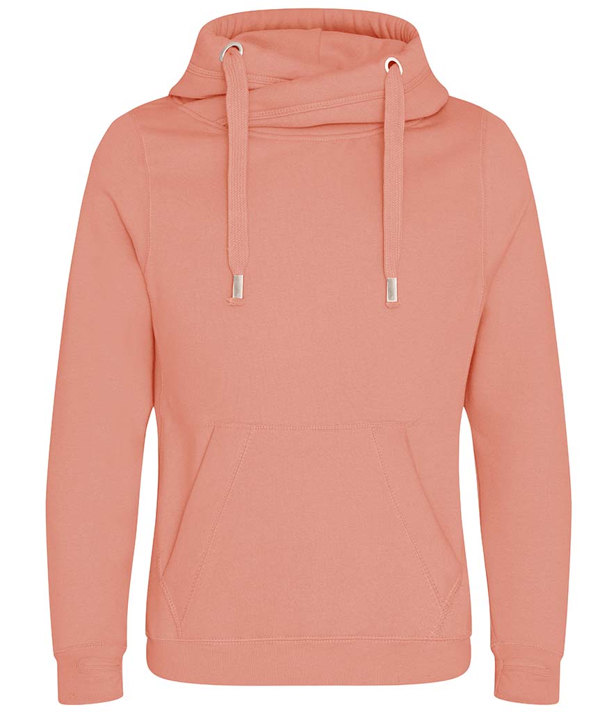 Just Hoods Cross Neck Hoodie