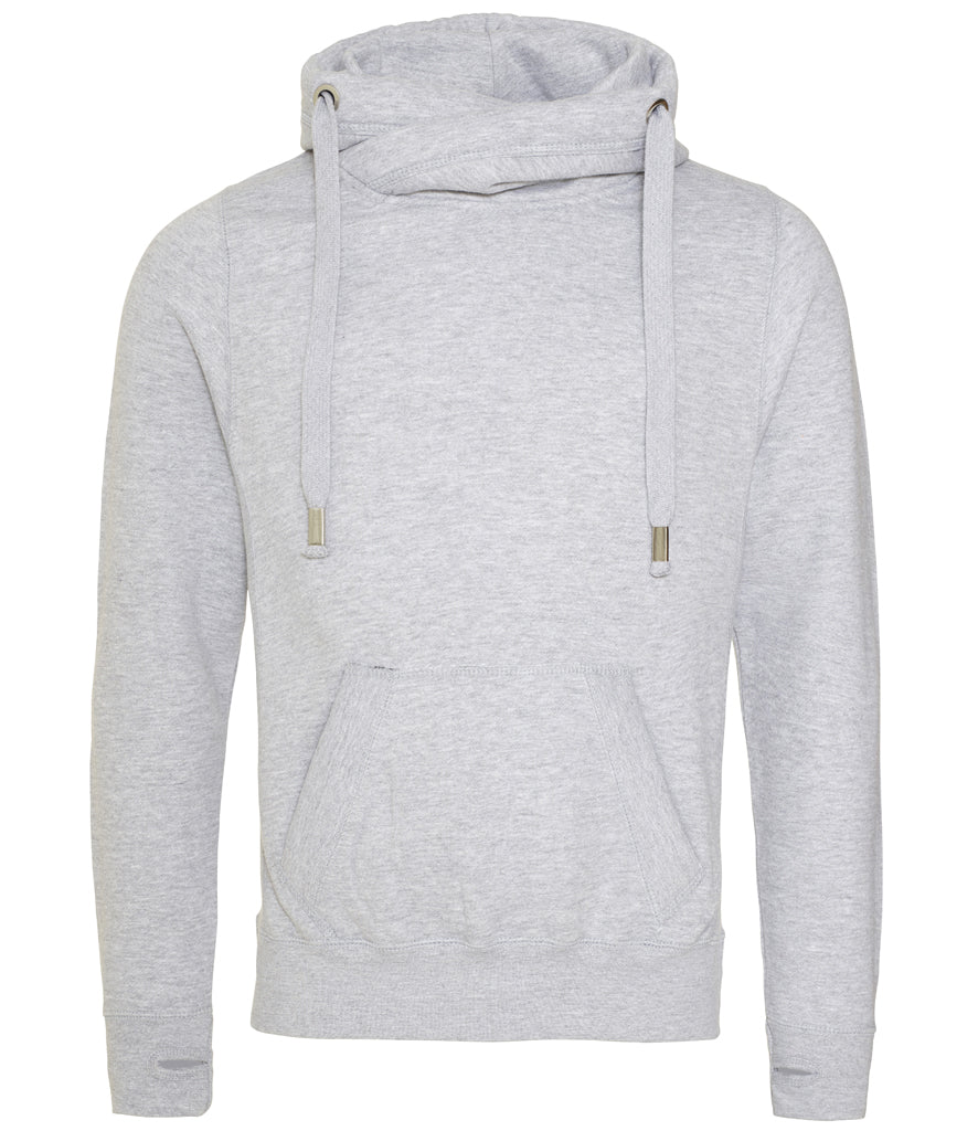 Just Hoods Cross Neck Hoodie