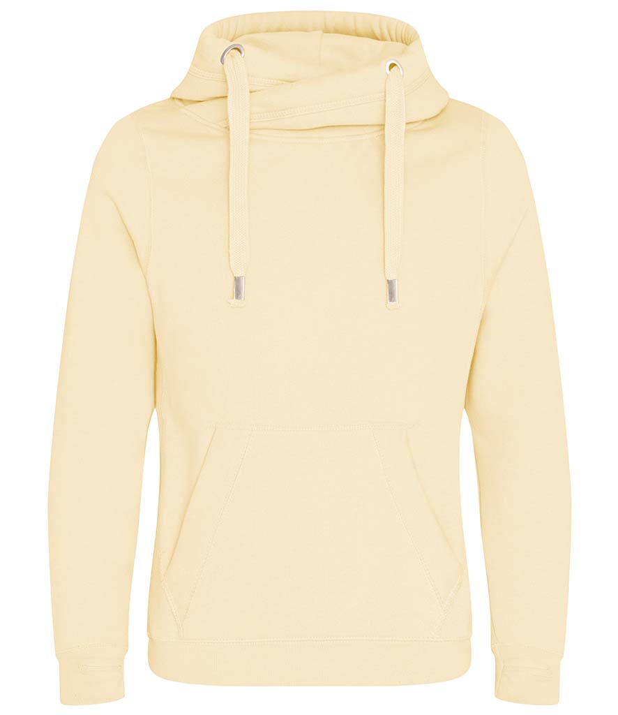 Just Hoods Cross Neck Hoodie