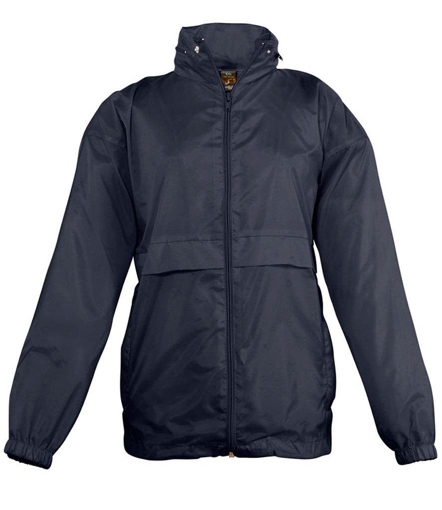 Adults and Kids SOL'S Unisex Surf Windbreaker Jacket