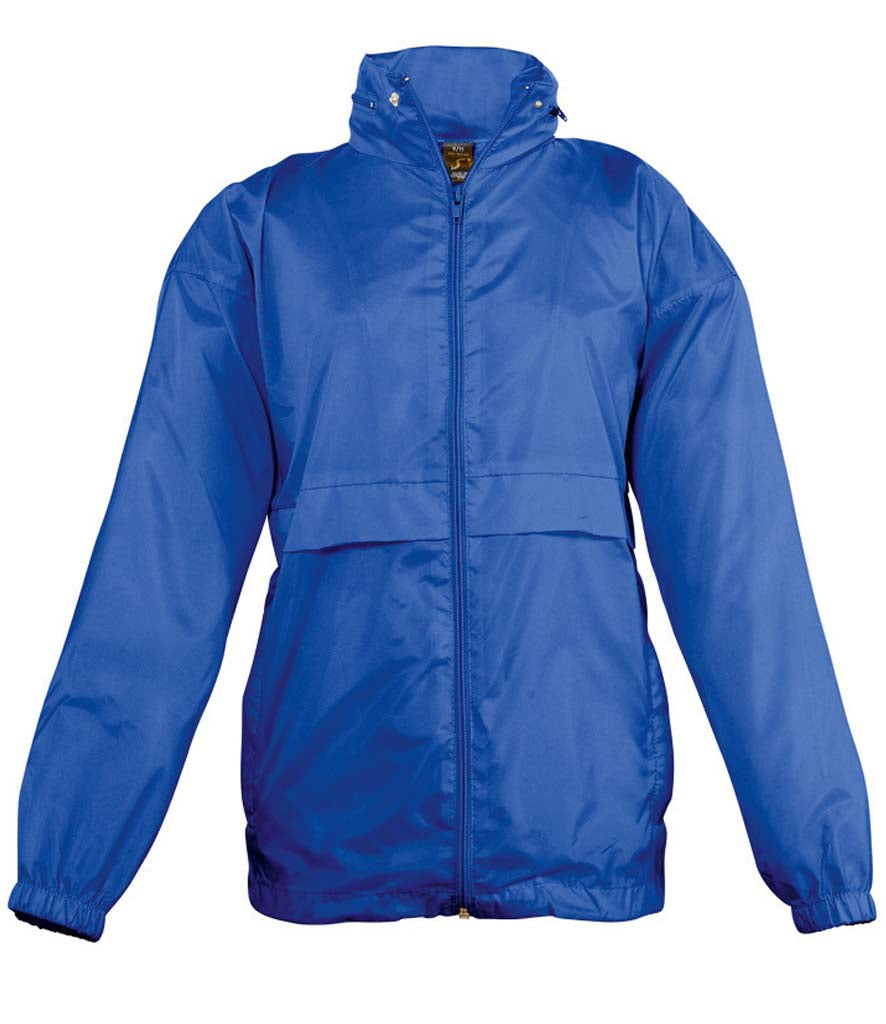 Adults and Kids SOL'S Unisex Surf Windbreaker Jacket