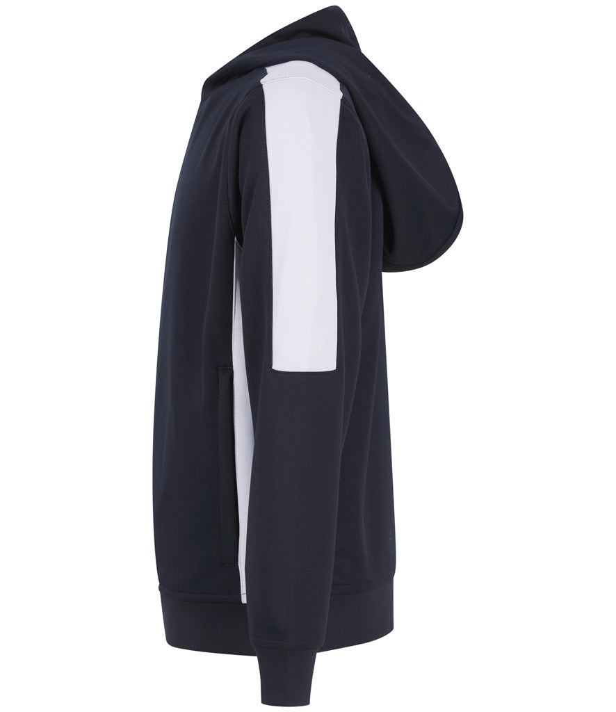 Finden + Hales Kids hooded team tracksuit top.