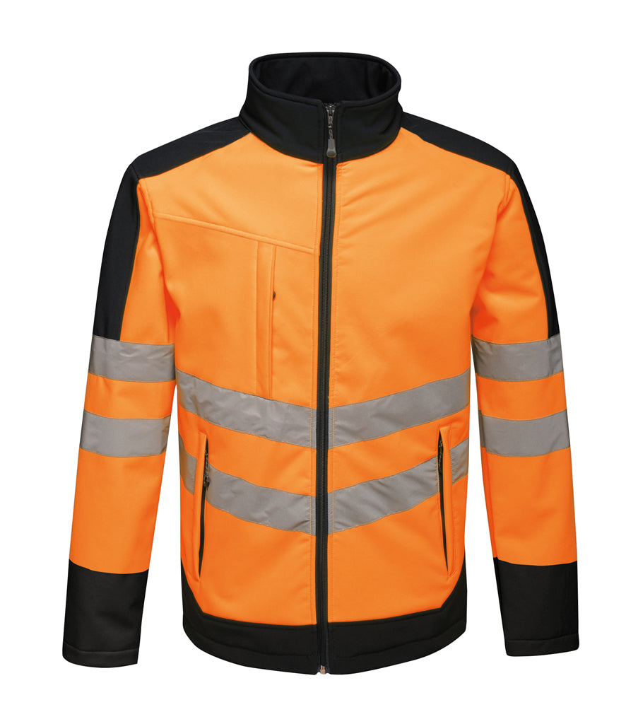 Hi-Viz Regatta Contrast Soft Shell Jacket
