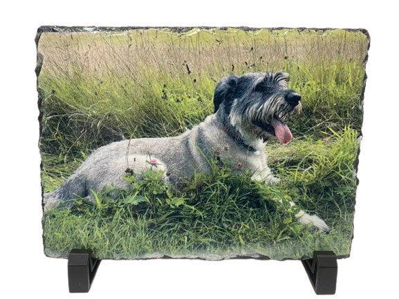 Photo slates personalised with your photo.