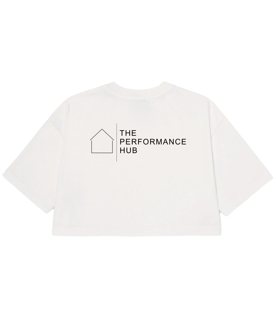 TT Fitness - The Performance Hub - Ladies Heavyweight Cropped T-Shirt