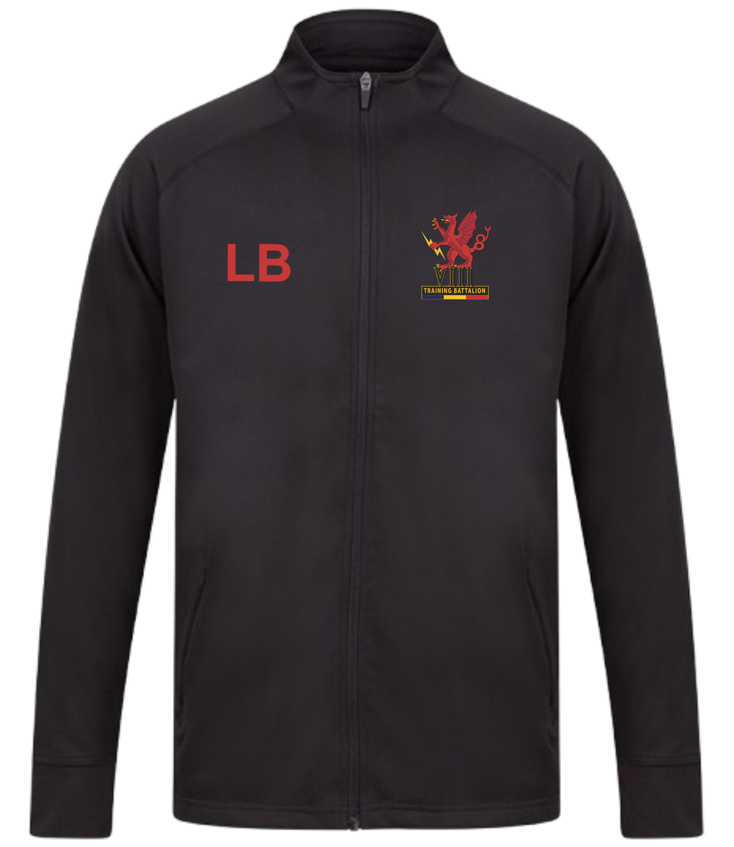 8 Trg Bn REME - Finden + Hales Adults Knitted Tracksuit Top.