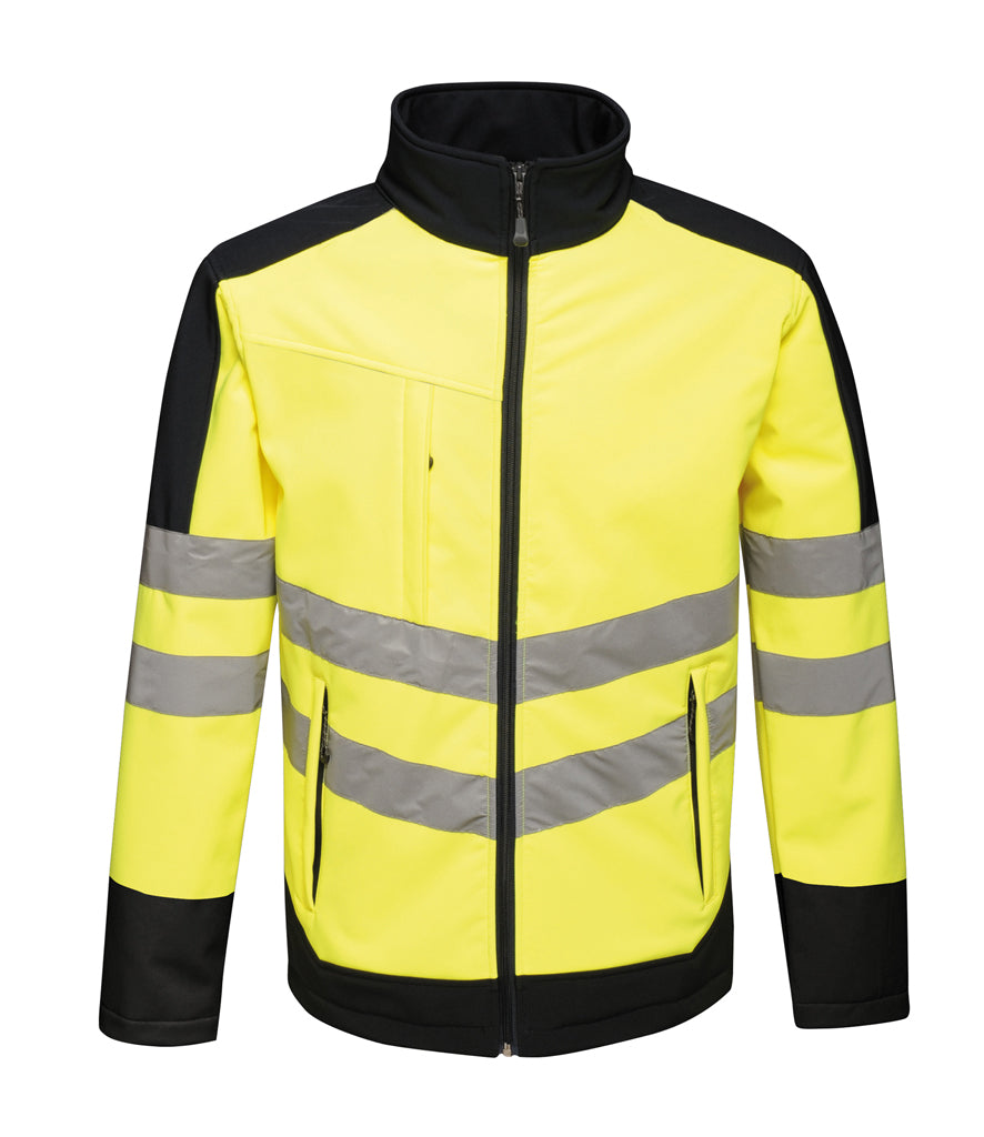 Hi-Viz Regatta Contrast Soft Shell Jacket