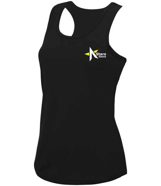 A-Stars Dance Adults Racer Back Vest