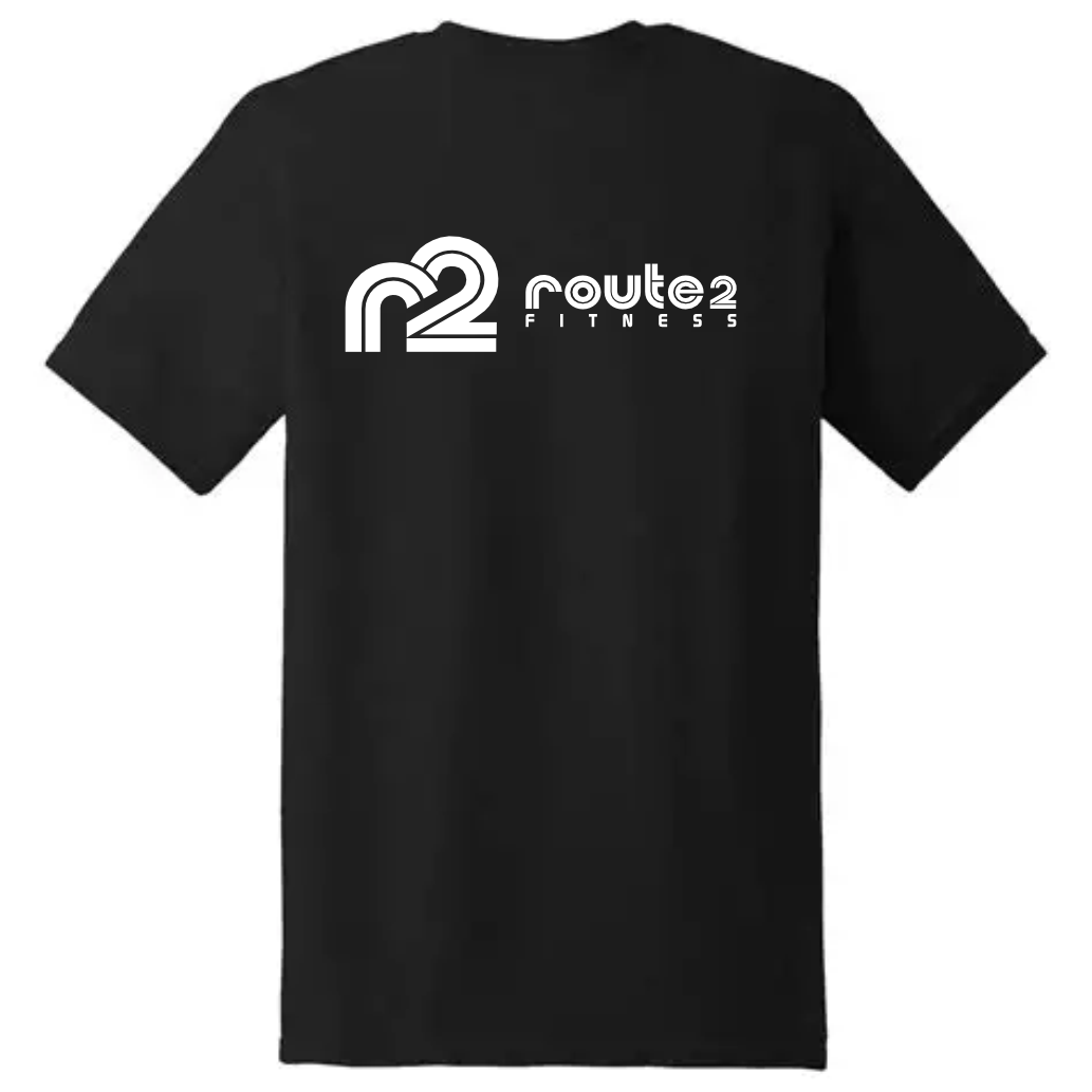 Route 2 Fitness Gildan SoftStyle® Adult T-Shirt - Black
