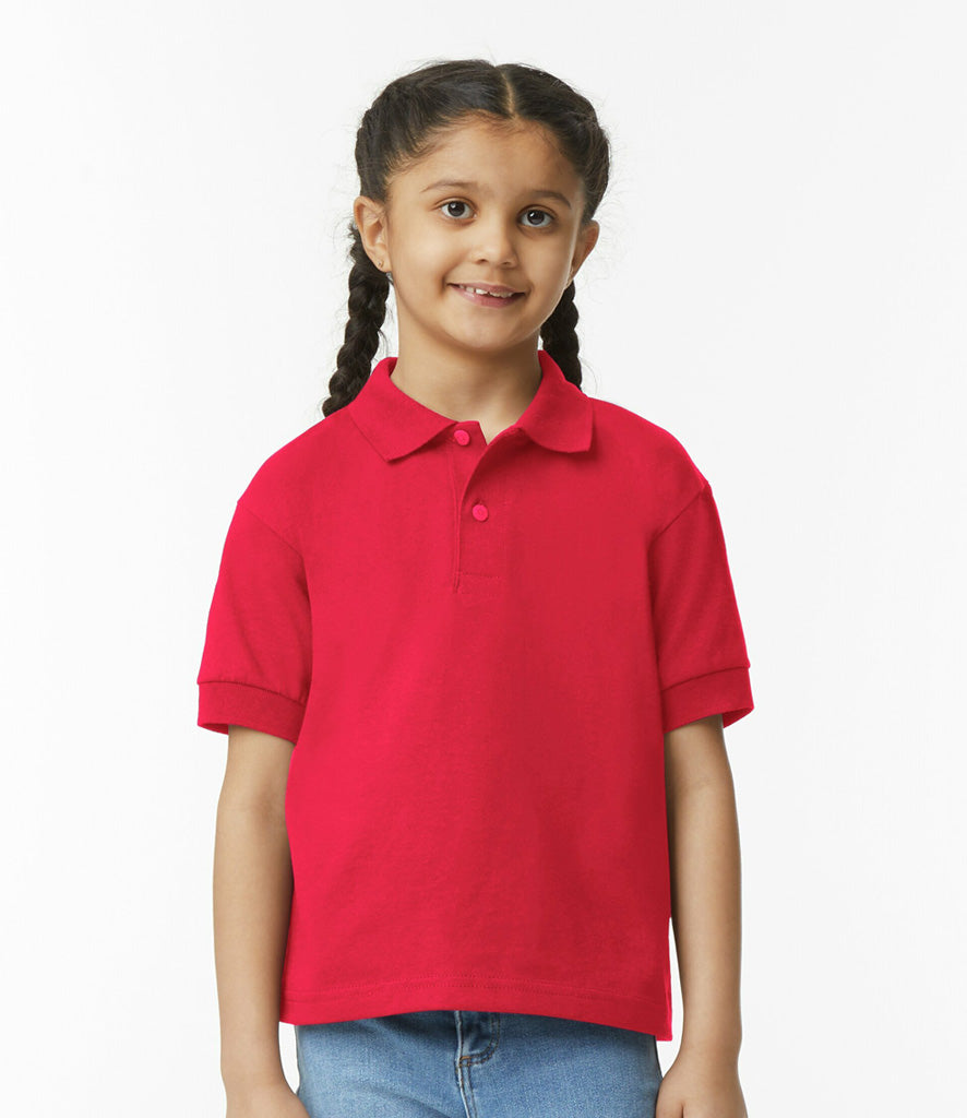 Kids Gildan DryBlend Jersey Polo Shirt