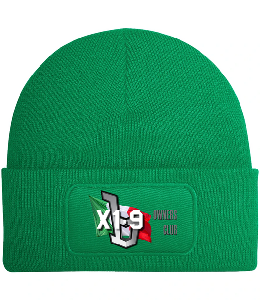 X1-9 Owners Club Green Beanies