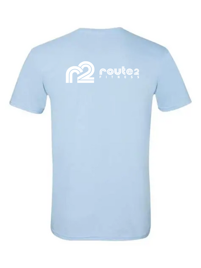 Route 2 Fitness Gildan SoftStyle® Adult T-Shirt - Light Blue
