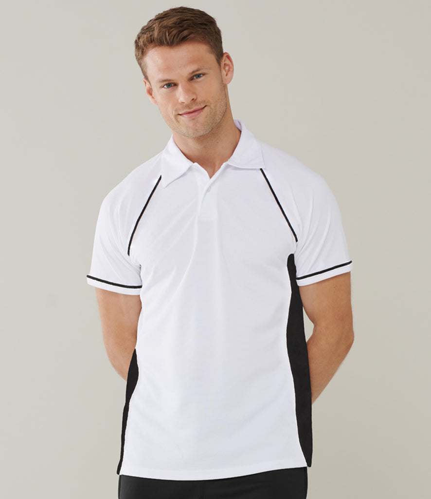 Finden + Hales Performance Piped Polo Shirt