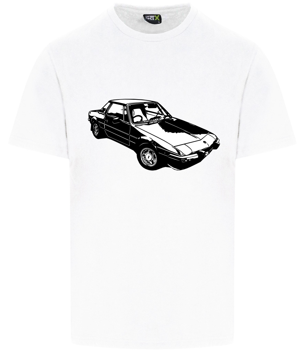 X1-9 Owners Club. Mid-engined Magic Print RTX T-Shirt in White