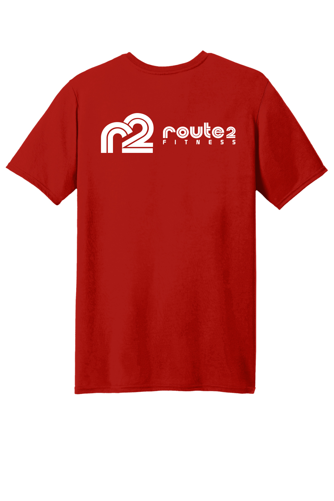Route 2 Fitness Gildan SoftStyle® Adult T-Shirt - Red