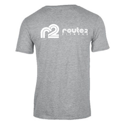 Route 2 Fitness Gildan SoftStyle® Adult T-Shirt - Sports Grey