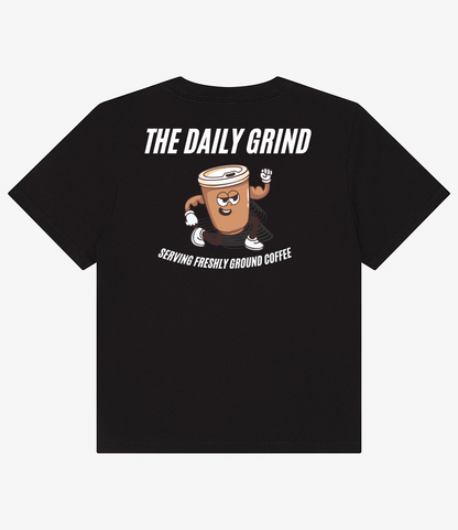 TT Fitness - The Daily Grind Coffee - Ladies Heavy Boxy T-Shirt
