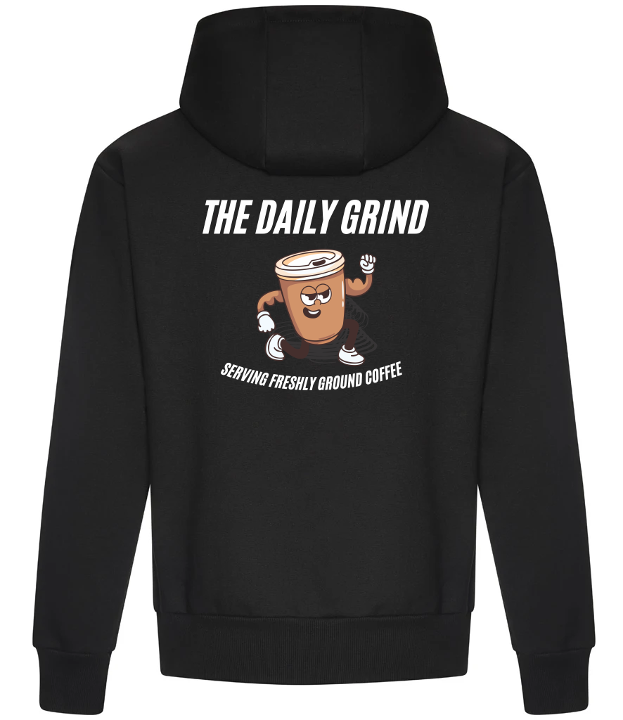 TT Fitness - The Daily Grind Coffee - AWDis Signature Heavyweight Hoodie