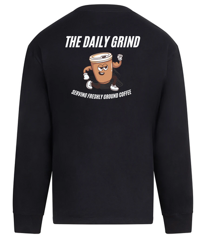 TT Fitness - The Daily Grind Coffee - Anthem Headline Heavy Long Sleeve T-Shirt
