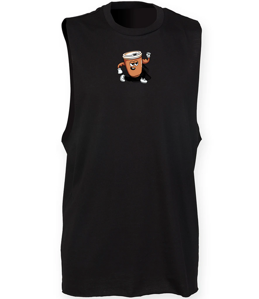 TT Fitness- LADIES The Daily Grind Coffee - SF Clothing High Neck Vest
