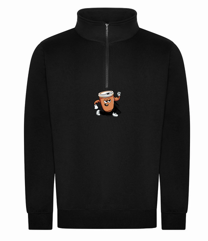 TT Fitness - The Daily Grind Coffee - Pro RTX 1/4 Neck Zip Sweatshirt