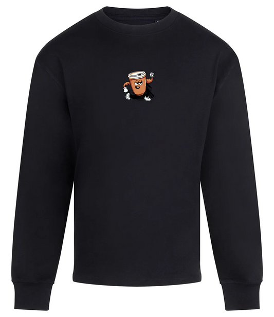TT Fitness - The Daily Grind Coffee - Anthem Headline Heavy Long Sleeve T-Shirt