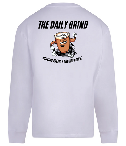 TT Fitness - The Daily Grind Coffee - Anthem Headline Heavy Long Sleeve T-Shirt