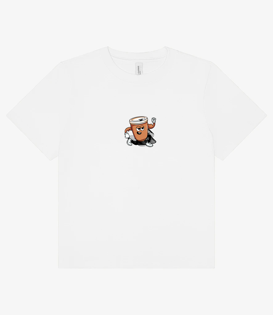 TT Fitness - The Daily Grind Coffee - Ladies Heavy Boxy T-Shirt