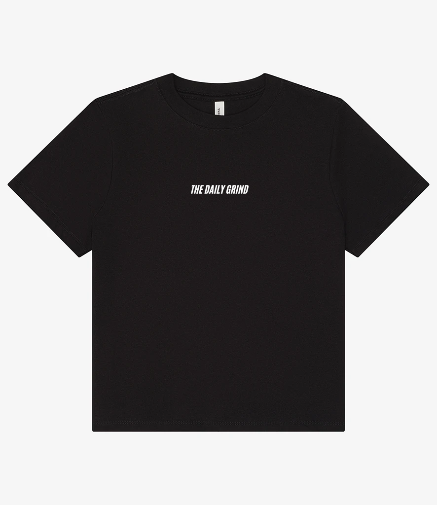 TT Fitness - The Daily Grind - Ladies Heavy Boxy T-Shirt
