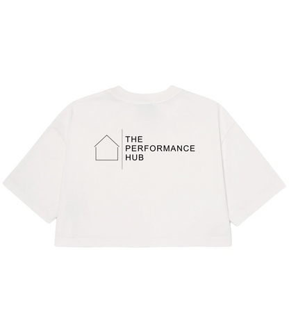 TT Fitness - The Performance Hub - Ladies Heavyweight Cropped T-Shirt