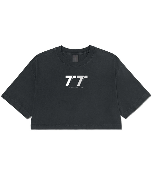TT Fitness - The Fitness Hub - Ladies Heavyweight Cropped T-Shirt